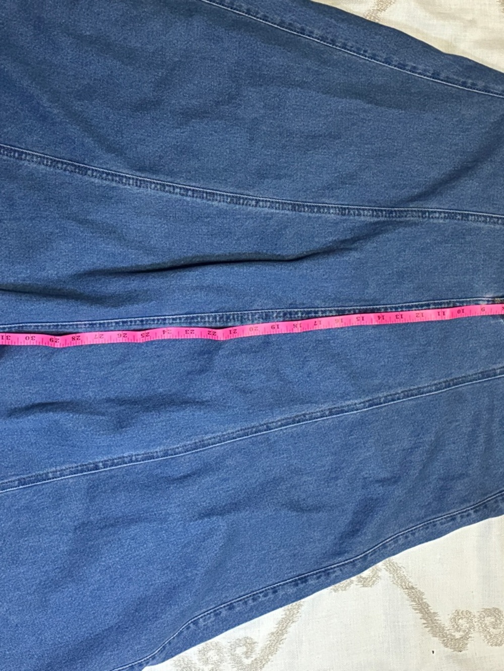 Universal Thread Blue Denim A-Line Maxi Skirt - Picture 8 of 9